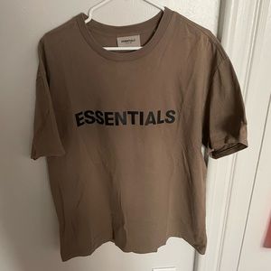Tan Large Essentials Tee